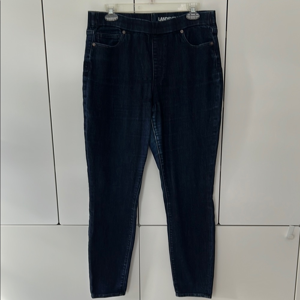 Lands' End Dark Wash Jeans